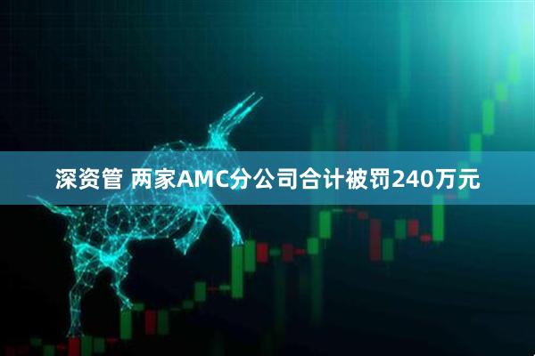 深资管 两家AMC分公司合计被罚240万元