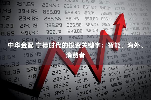 中华金配 宁德时代的投资关键字：智能、海外、消费者
