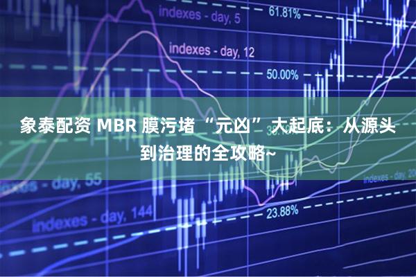 象泰配资 MBR 膜污堵 “元凶” 大起底：从源头到治理的全攻略~